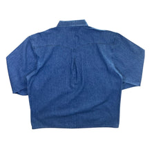 Load image into Gallery viewer, Vintage John Baner Cowboy Western Blue Denim Popper Long Sleeve Shirt
