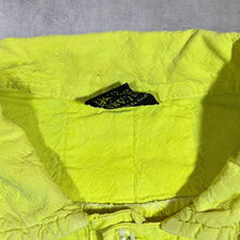 Load image into Gallery viewer, Vintage 90&#39;s Embroidered Tennis International Yellow Shell Cotton Collared Sweatshirt
