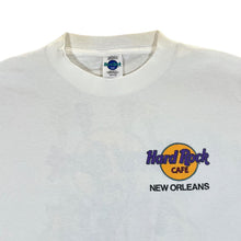 Load image into Gallery viewer, Vintage 90's HARD ROCK CAFE "New Orleans" Souvenir Logo Spellout Graphic White T-Shirt
