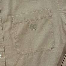Load image into Gallery viewer, Early 00&#39;s CHAPS Classic Brown Mini Pocket Logo Sleeve Button-Up Cotton Shirt
