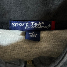 Load image into Gallery viewer, Sport Tek MINNE TONKA &quot;Campbell&quot; Embroidered College Spellout 1/4 Zip Pullover Sweatshirt
