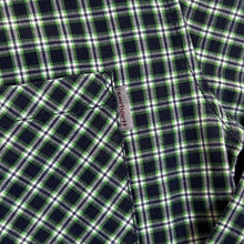 Load image into Gallery viewer, Carhartt Rugged Outdoor Wear Navy Green Check Long Sleeve Cotton Shirt
