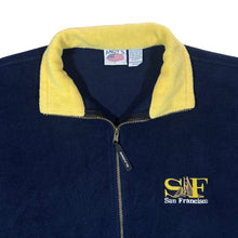 Load image into Gallery viewer, Vintage SAN FRANCISCO Embroidered Souvenir Zip Fleece Sweatshirt
