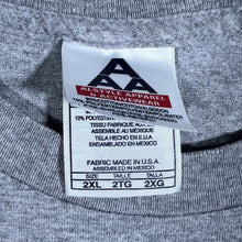 Load image into Gallery viewer, Vintage Alstyle &quot;Las Vegas&quot; Embroidered Spellout Souvenir Grey T-Shirt
