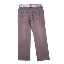 Load image into Gallery viewer, Early 00&#39;s BILLABONG &quot;Boy Fit&quot; Surfer Skater Purple Overdyed Denim Straight Leg Jeans
