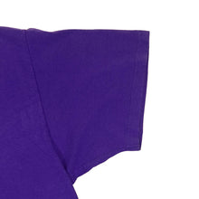 Load image into Gallery viewer, Vintage 90&#39;s Hanes TAKE BACK THE NIGHT (1992) Spellout Graphic Purple Single Stitch T-Shirt

