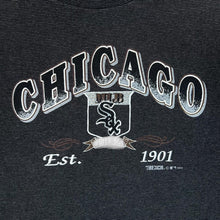 Load image into Gallery viewer, Vintage Trench Ultra (1992) MLB CHICAGO WHITE SOX Baseball Striped Single Stitch T-Shirt
