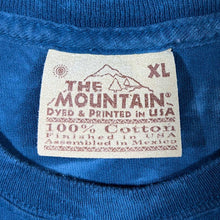 Load image into Gallery viewer, Vintage The Mountain "Mote Aquarium" Sarasota Florida Turtle Blue Tie Dye T-Shirt
