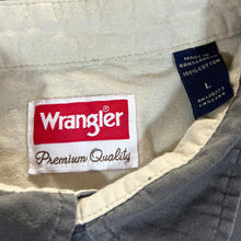 Load image into Gallery viewer, Early 00&#39;s WRANGLER Classic Dark Grey Cotton Short Sleeve Safari Utility Shirt
