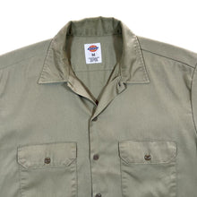 Load image into Gallery viewer, Dickies Made In Honduras Classic Brown Beige Skater Mechanic Work Button Shirt
