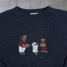 Load image into Gallery viewer, Vintage 90&#39;s Santini Classic &quot;Tempting Dog&quot; Embroidered Lambswool Blend Knit Jumper
