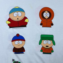 Load image into Gallery viewer, Vintage South Park (1998) Cartman Kenny Stan Kyle Graphic TV Show White T-Shirt
