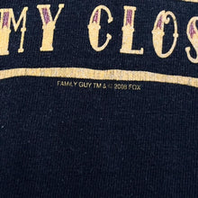 Load image into Gallery viewer, FAMILY GUY (2008) “Evil Monkey In My Closet” Character TV Show Spellout Graphic T-Shirt

