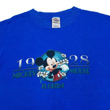 Load image into Gallery viewer, Delta DISNEY “Florida” Mickey Mouse Character Profile Souvenir Spellout Graphic T-Shirt
