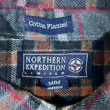 Load image into Gallery viewer, Vintage Northern Expedition Multi Plaid Check Long Sleeve Cotton Flannel Shirt
