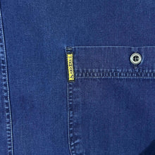 Load image into Gallery viewer, Early 00&#39;s ARMANI JEANS Classic Pocket Tab Navy Blue Cotton Long Sleeve Shirt
