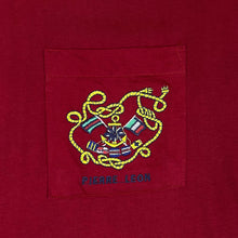 Load image into Gallery viewer, Vintage PIERRE LEON Embroidered Nautical Pocket Logo Red T-Shirt
