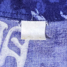 Load image into Gallery viewer, Early 00's Goth Y2K Traditional Dragon Patterned Blue Short Sleeve Shirt
