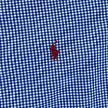 Load image into Gallery viewer, Polo Ralph Lauren Blue White Gingham Check Long Sleeve Button-Up Cotton Shirt

