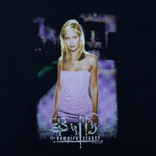 Load image into Gallery viewer, Vintage Screen Stars (1999) Buffy The Vampire Slayer Sci-Fi TV Show Graphic V-Neck T-Shirt
