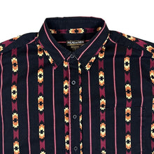 Load image into Gallery viewer, ATLAS FOR MEN Aztec Navajo Western Patterned Striped Cotton Long Sleeve Shirt
