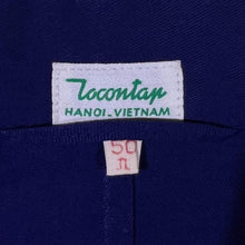 Load image into Gallery viewer, Vintage Locontap French Chore Worker Style Navy Blue Button Cotton Jacket

