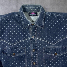 Load image into Gallery viewer, Vintage 233 Broadway Cowboy Western Star Patterned Long Sleeve Cotton Shirt

