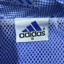 Load image into Gallery viewer, Vintage 90’s Adidas Blue Tape Spellout Windbreaker Tracksuit Jacket
