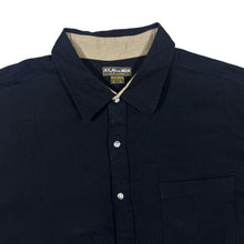 Load image into Gallery viewer, ATLAS FOR MEN Classic Black Flannel Cotton Long Sleeve Shirt
