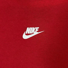 Load image into Gallery viewer, Early 00&#39;s NIKE Silver Tag Classic Mini Centre Logo Graphic Red T-Shirt
