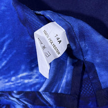 Load image into Gallery viewer, Early 00&#39;s No Problemo Gothic Dragon Graphic Navy Blue Short Sleeve Shirt
