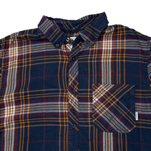 Load image into Gallery viewer, ELEMENT Classic Plaid Check Surfer Skater Long Sleeve Button-Up Flannel Cotton Shirt
