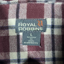 Load image into Gallery viewer, Vintage Royal Robbins Multi Plaid Check Long Sleeve Cotton Flannel Shirt
