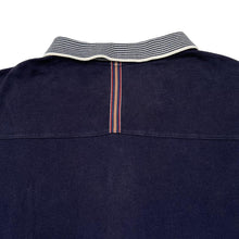 Load image into Gallery viewer, Early 00’s GABICCI Mini Logo Striped Trim Short Sleeve Cotton Polo Shirt
