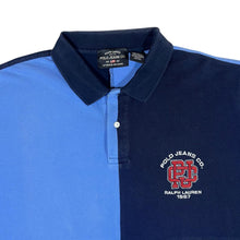 Load image into Gallery viewer, Early 00&#39;s POLO JEANS CO. Ralph Lauren Embroidered Logo Colour Block Short Sleeve Polo Shirt
