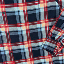 Load image into Gallery viewer, Vintage Johaj Red Grey Black White Plaid Check Long Sleeve Cotton Shirt

