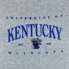 Load image into Gallery viewer, Vintage NCAA University Of Kentucky &quot;Wildcats&quot; Embroidered College Grey T-Shirt
