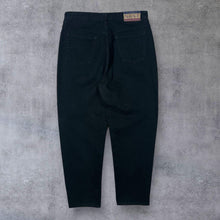 Load image into Gallery viewer, Early 00&#39;s NEXT Classic Black Denim Cotton High Waisted Mom Jeans
