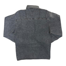 Load image into Gallery viewer, Vintage Arizona Jeans Cowboy Western Grey Denim Popper Long Sleeve Shirt
