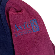 Load image into Gallery viewer, Vintage ASTON VILLA FC Football Colour Block Zip Fleece Jacket
