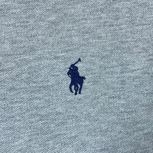 Load image into Gallery viewer, POLO RALPH LAUREN &quot;Custom Fit&quot; Mini Logo Grey Long Sleeve Polo Shirt
