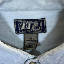 Load image into Gallery viewer, Vintage Coosa County NFL Tennessee Titans Embroidered Logo Blue Denim Long Sleeve Button-Up Shirt
