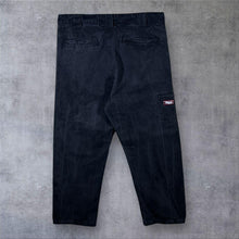 Load image into Gallery viewer, Toxico Classic Faded Black Goth Skater Cargo Trousers Pants
