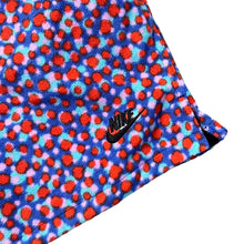 Load image into Gallery viewer, NIKE Embroidered Mini Logo Polka Dot Multi Colour Patterned Polar Fleece Shorts
