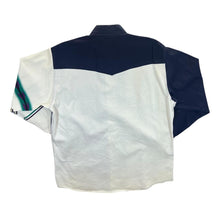Load image into Gallery viewer, Vintage 90&#39;s Express Rider Cowboy Western Aztec Patterned Long Sleeve Cotton Shirt
