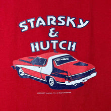 Load image into Gallery viewer, Vintage Starsky &amp; Hutch (2003) Video Game Movie Graphic Red Cotton T-Shirt
