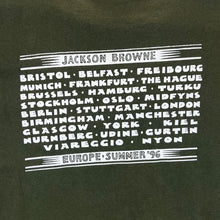 Load image into Gallery viewer, Vintage Murina JACKSON BROWNE &quot;Looking East Europe Tour 1996&quot; Soft Pop Rock Band Single Stitch T-Shirt
