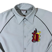 Load image into Gallery viewer, Early 00&#39;s Dognose Embroidered Y2K Grey Polyester Long Sleeve Shirt
