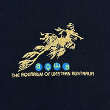 Load image into Gallery viewer, Vintage AQWA &quot;The Aquarium Of Western Australia&quot; Embroidered Souvenir Spellout Graphic T-Shirt
