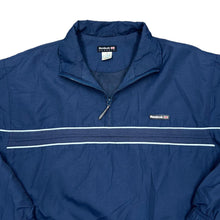 Load image into Gallery viewer, Early 00&#39;s REEBOK CLASSIC Mini Rubber Logo 1/4 Zip Pullover Windbreaker Track Jacket
